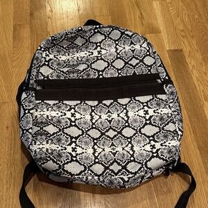 Lesportsac Backpack Black White Trolley Sleeve Large Weekender Le SportSac Bag